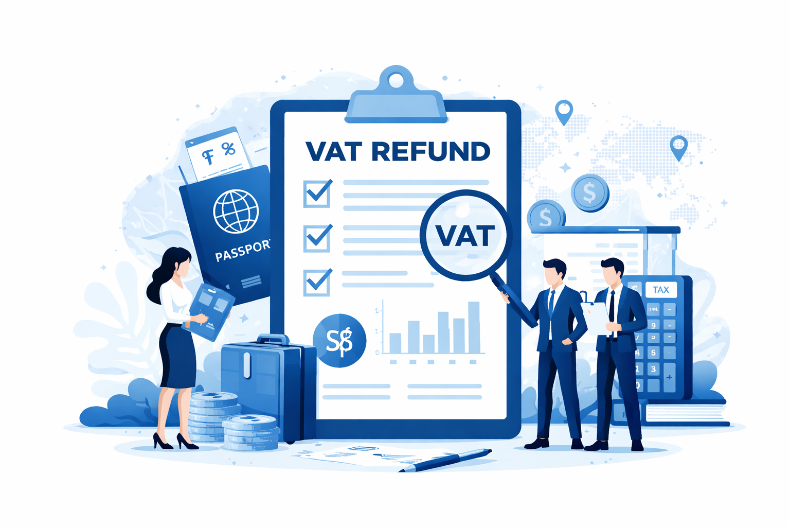 We help businesses efficiently process VAT refund claims, ensuring proper documentation and faster recovery of eligible amounts.